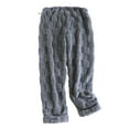 thumbnail image 1 of FNFYFH Pregnant Flannel Pajama Pants for Women Maternity Warm Pj Bottoms 2025 Fuzzy Fleece Cozy Lounge Pants Sleepwear, 1 of 8