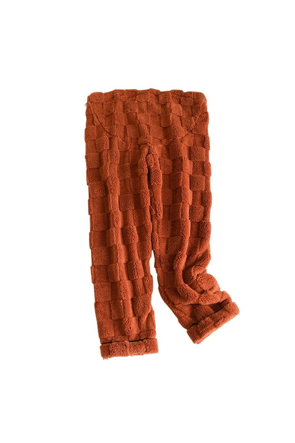 Pregnant Flannel Pajama Pants for Women Maternity Warm Pj Bottoms 2025 Fuzzy Fleece Cozy Lounge Pants Sleepwear