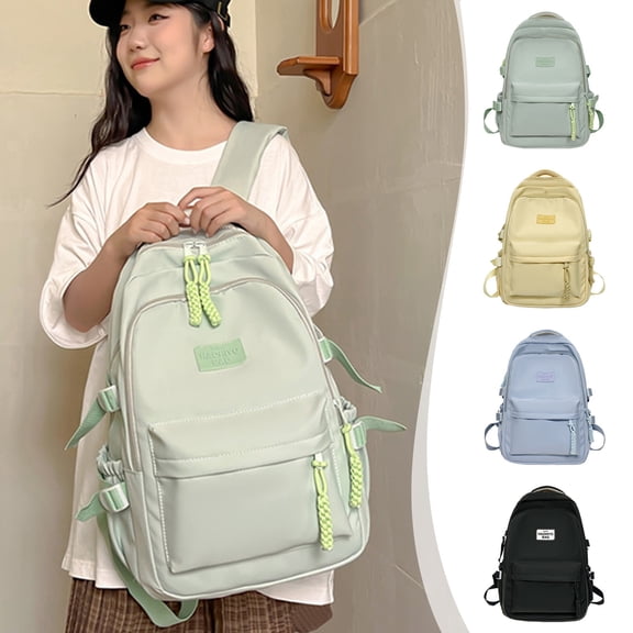 FNFYFH Backpack for School Cute Aesthetic Backpack Bookbag Women Travel Lightweight Book Bag