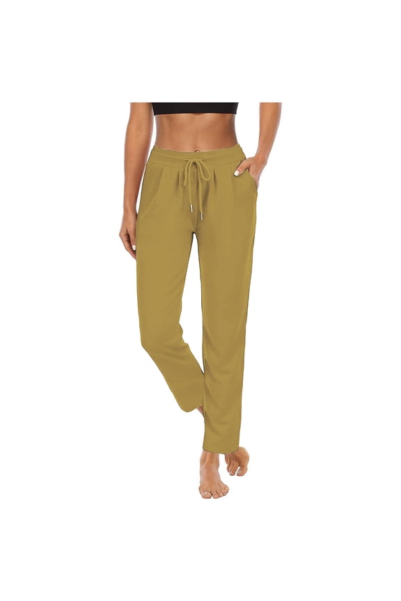 Sweatpants for Women with Pockets Elastic Waisted Workout Pants with Drawstring Womens Causal Comfy Yoga Pant Gray XXL