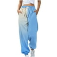 thumbnail image 1 of FNFYFH Tie Dye Sweatpants for Women Baggy Crinch Bottom Track Pants High Waisted Drawstring Jogger Sweat Pants with Pockets, 1 of 5