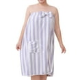 thumbnail image 1 of FNFYFH Towel Wrap for Women Adjustable Soft Plush Towel Wrap Comfortable Body Bath Wrap for Spa/Shower/Gym, 1 of 5