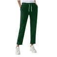 thumbnail image 1 of FNFYFH Women's Open Bottom Sweatpants with Pockets Relaxed Fit Track Pants Tapered Athletic Joggers for Lounge Jogging Workout, 1 of 6