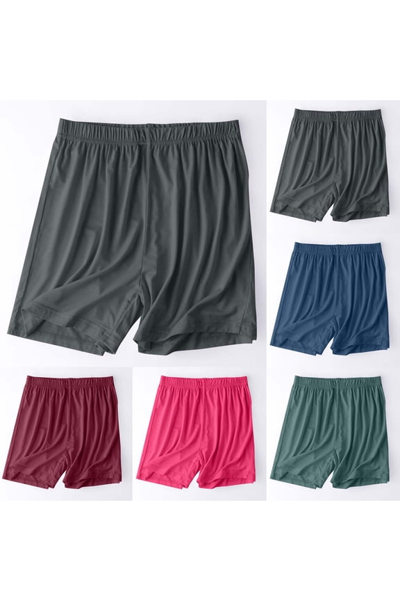Women's Plus Size Pajama Shorts Comfy Sleep Lounge Shorts Soft Modal Sleepwear Loose Fit Pj Bottoms