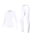 thumbnail image 1 of FNFYFH Women's Thermal Underwear Set Fleece Lined Top and Bottom Winter Warm Base Layer Pajama Set, 1 of 3