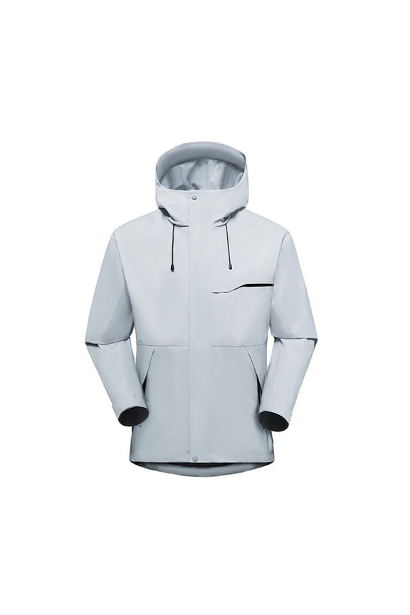 Women's Waterproof Rain Jacket Lightweight Raincoat Zip Up Hooded Hiking Jacket Softshell Mountaineering Windbreaker