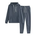 thumbnail image 1 of FNFYFH Womens 2 Piece Outfits Lounge Hoodie Sweatsuit Sets Oversized Sweatshirt Baggy Fall Sweatpants with Pockets, 1 of 8
