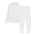 thumbnail image 1 of FNFYFH Womens 2 Piece Outfits Lounge Hoodie Sweatsuit Sets Oversized Sweatshirt Baggy Fall Sweatpants with Pockets, 1 of 8