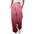 thumbnail image 1 of FNFYFH Womens Jogger Sweat Pants Baggy Hight Waisted Tie Dye Joggers Lounge Travel Trousers with Pockets, 1 of 5