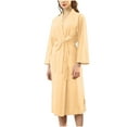 thumbnail image 1 of FNFYFH Womens Lightweight Waffle Robe Long Kimono Spa Bathrobe Quick Dry Absorbent Robes Soft Loungewear with Pockets, 1 of 3