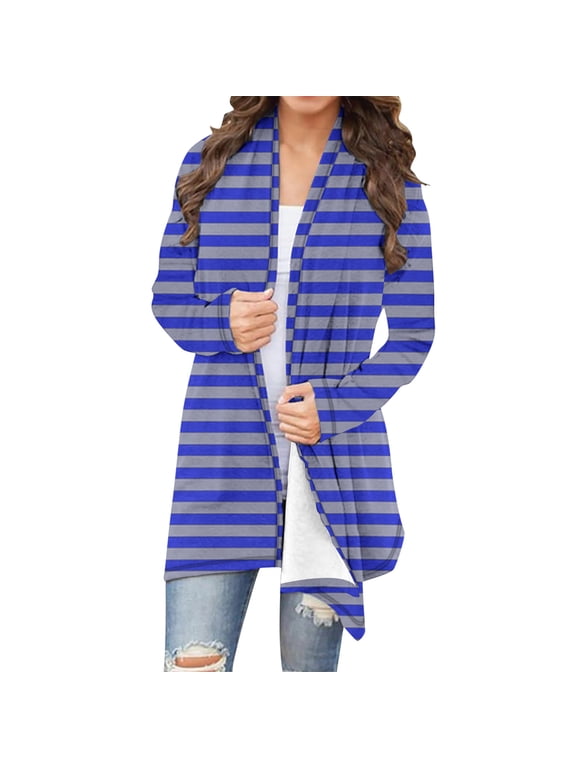 Womens Plus Size Lightweight Cardigans Long Sleeve Open Front Cardigan Soft Draped Cardigans Dusters