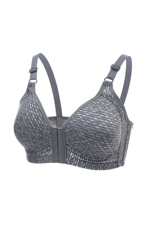 Womens Push-up Bra 2025 Comfort Wireless Bra with Support and Lift Front Closure Breathable Bras for Women Smooth No Underwire T-shirt Underwear S-XXXL