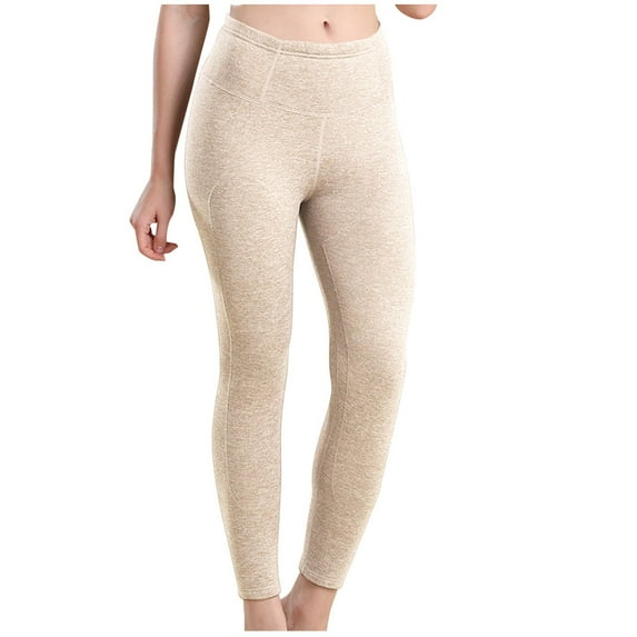 FNFYFH Womens Thermal Long Johns Underwear Leggings Pants Thick Soft Warm Baselayer Leggings for Winter Cold Weather