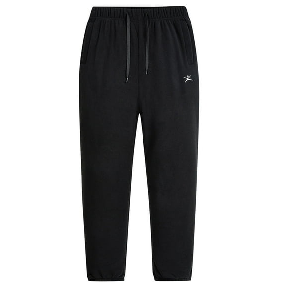 FNFYFH Woven Fleece Joggers Cinch Bottom Sherpa Sweatpants Soft Athletic Pants for Running Training and Workout