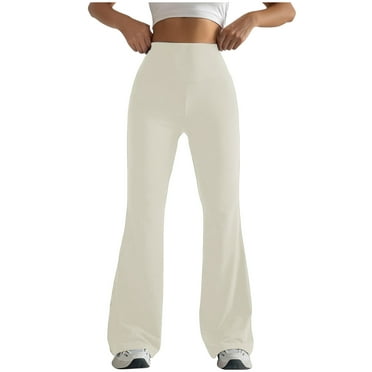 FNFYFH Yoga Pants for Women Flare Leggings High Waisted Tummy Control Workout Bell Pant 2025 Stretch Resistant Athletic Legging Butt Lifting Bottoms XXL Clearance Deals