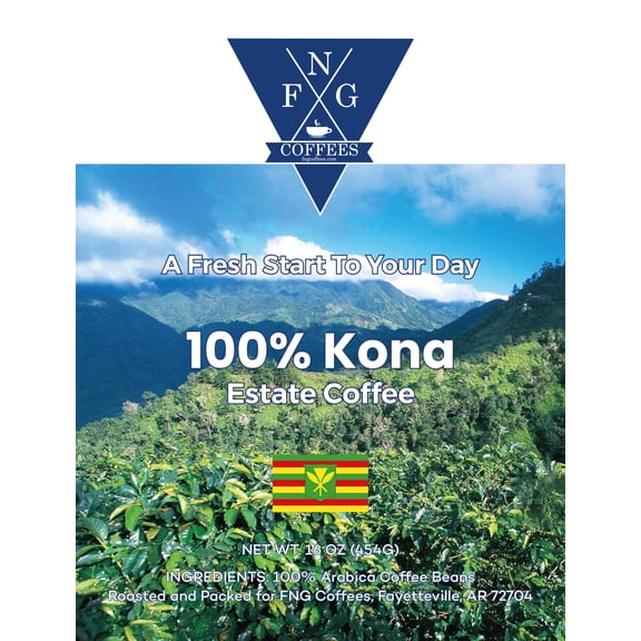 FNG Coffees- 100% Kona Coffee- Ground