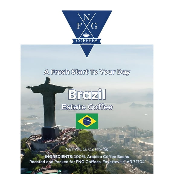FNG Coffees- Brazil Estate- Ground Coffee