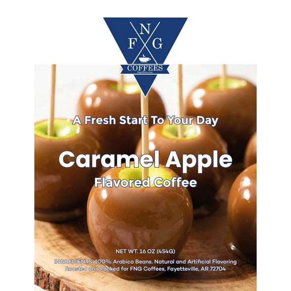 FNG Coffees- Caramel Apple Flavored Coffee- Ground
