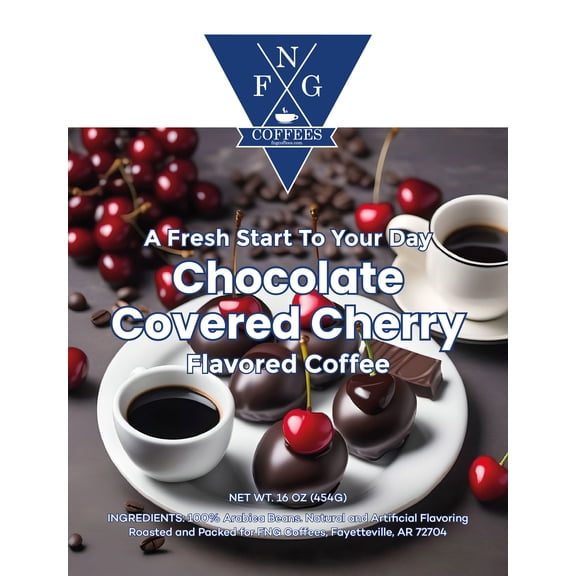 FNG Coffees- Chocolate Covered Cherry Flavored Coffee- Ground