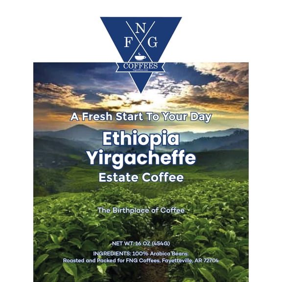 FNG Coffees- Ethiopia Yirgacheffe Estate Coffee- Ground