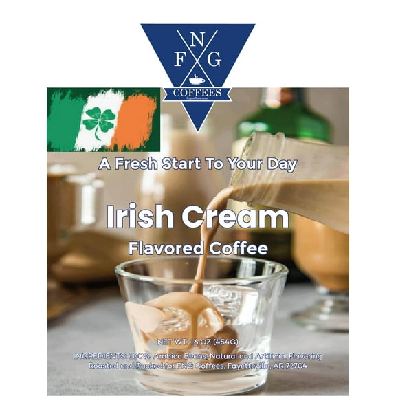 FNG Coffees- Irish Cream Flavored Coffee- Whole Bean