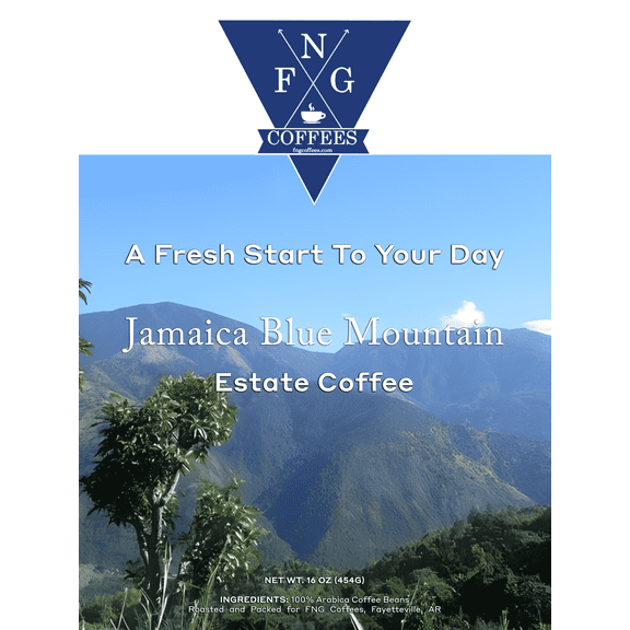 FNG Coffees- Jamaica Blue Mountain Estate Coffee- Ground