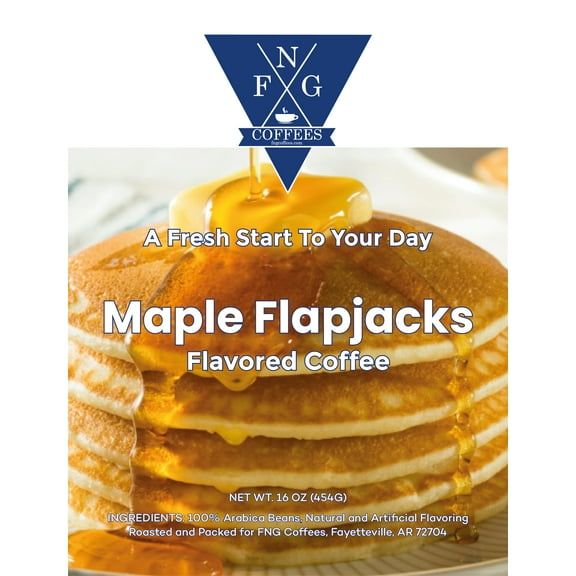 FNG Coffees- Maple Flapjacks DECAF Flavored Coffee- Ground