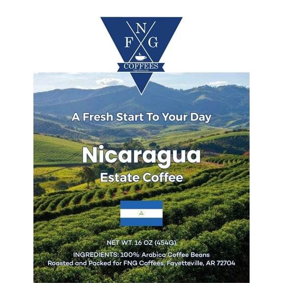 FNG Coffees- Nicaragua Estate Coffee- Whole Bean