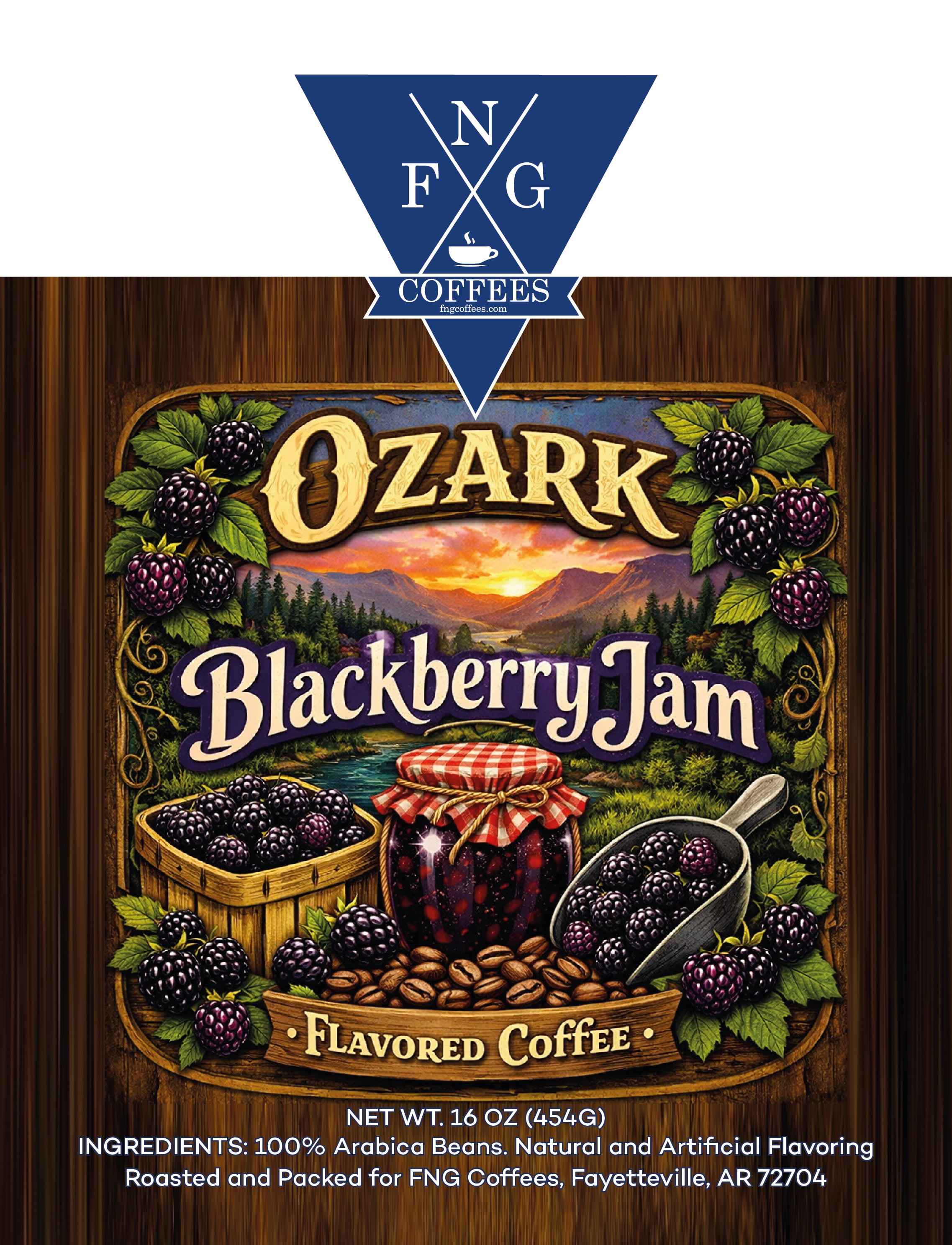 FNG Coffees Blackberry jam in Jams - Walmart.com