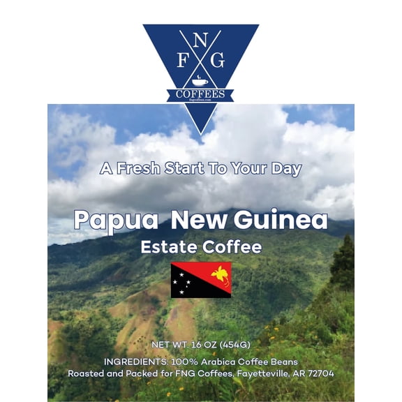 FNG Coffees- Papua New Guinea Estate Coffee- Ground