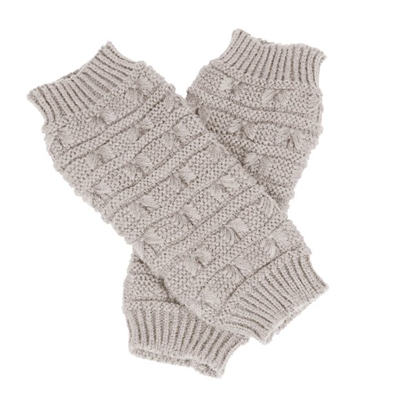 FNGZ 1 Glove, Da Gloves Mittens, Women'S Knitted Wool Open Finger Gloves Half Finger Short Warm Gloves