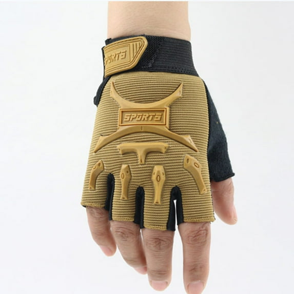 FNGZ 1 Pair of Gloves, Yellow Gloves Mittens, Children Sport Gloves for Training Gloves With Wrist Support for Fitness