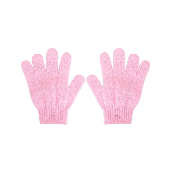 FNGZ 1 Pc Bath Scrub Glove, Pink Gloves Mittens, Body Carebath & Showerexfoliating Nylon Bath Towels & Glovesbathing Tools