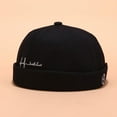thumbnail image 1 of FNGZ 1 Pc Hat, Bk Baseball Caps, Men Women Hat Cap Casual Docker Sailor Mechanic Brimless Solid Color Hat, 1 of 2