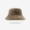 thumbnail image 1 of FNGZ 1 Pc Hat, Gold Bucket Hats, Winter Bucket Hat for Women Men Fuzzy Warm Hat Women's Furry Fisherman Cap for Casual Trips Sports Skiing, 1 of 7