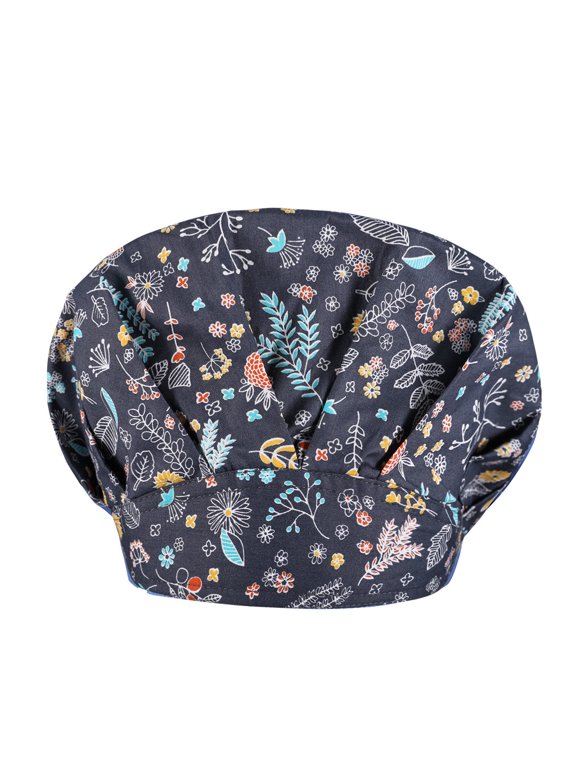 1 Pc Hat, H Baseball Caps, Unisex Fashion Cotton Print Nurse Adjustable Hat Unisex Scrub Cap