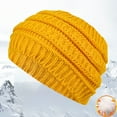 thumbnail image 1 of FNGZ 1 Pc Headband, Yellow Heardband, Knitted Headband With Wide Edge Empty Top Washing Headband European And American Headband Women's Autumn And Winter Warmth Ear Woolen Headband, 1 of 3