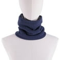thumbnail image 1 of FNGZ 1. Weibo, Blue Neckerchief, Winter Scarf Men Women Warm Knitted Ring Scarves Wool Thick, 1 of 4