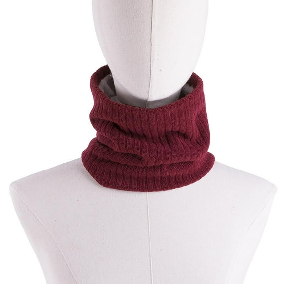 FNGZ 1. Weibo, Rd2 Neckerchief, Winter Scarf Men Women Warm Knitted Ring Scarves Wool Thick