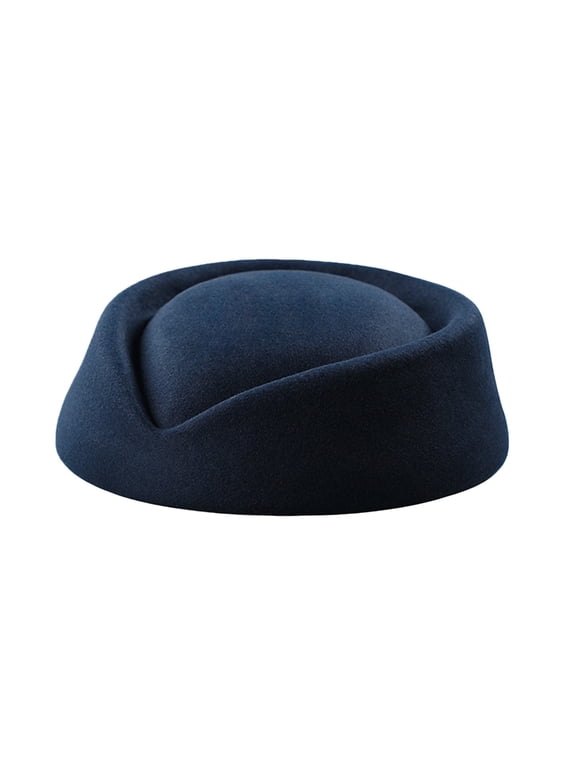Women Cap Stewardess | Millinery Teardrop Fascinator | Fascinator Base Wool Hostesses Pillbox Hat Millinery Making 39