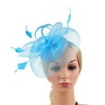 thumbnail image 1 of FNGZ 1Pc Headdress, Bu2 Heardband, 2023 Fascinator Hat Flower Mesh Tea Party Hairband for Women, 1 of 7