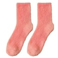 thumbnail image 1 of FNGZ 2 Pairs of Socks, Pink Socks, Fuzzy Socks for Women Soft Fluffy Winter Cozy Slipper Socks Cute Plush Warm Home Sleep Socks for Christmas Valentine's Day Gifts 2 Pairs, 1 of 4