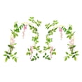 thumbnail image 1 of FNGZ Artificial Flowers Wisteria Simulation Artificial Vine Winding Suspended Ceiling 4PC, 1 of 2