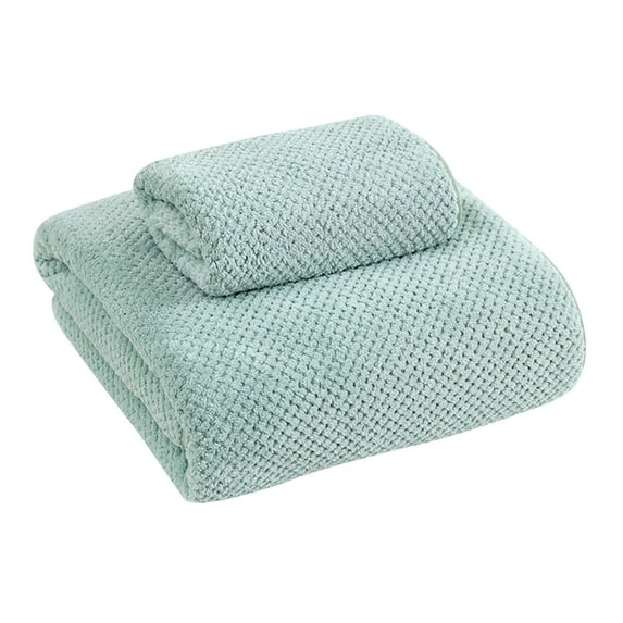 FNGZ Bath Towel,Hand Towels,Toalla De Baño De Terciopelo Coral A Cuadros De Piña Toalla De Baño De Algodón,Washcloths