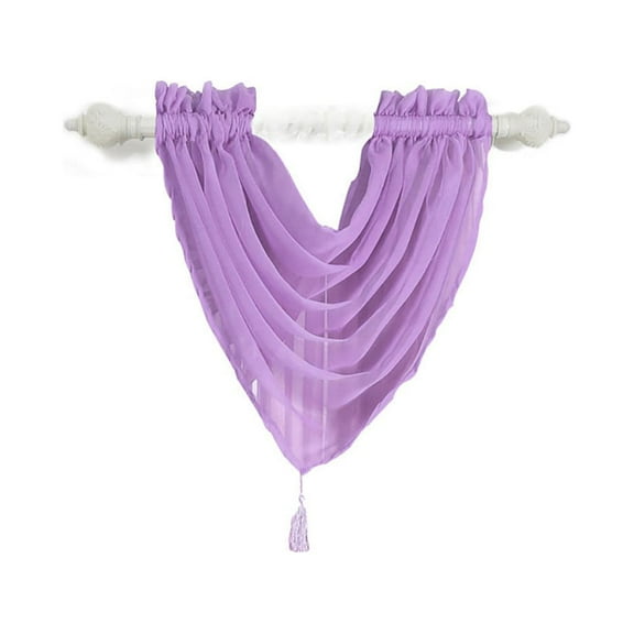 FNGZ Blackout Curtains,Living Room Curtains,Voile Curtain Swags All Colours Pelmet Valance Net Curtains Voile Swag,Tiers & Valances