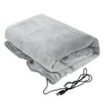 thumbnail image 1 of FNGZ Blanket Clearance Heated Electric Lap Blanket Heating Blanket Heated USB Warming Shawl USB Home Textiles Grey, 1 of 9