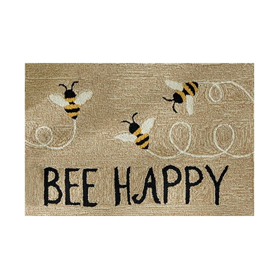 FNGZ Carpet Bee Festival Outdoor Doormat Front Door Mat Waterproof Entrance Doormat Indoor Mat Non Slip
