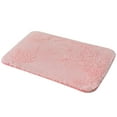 thumbnail image 1 of FNGZ Carpet Luxurious Absorbent Soft Memory Foam Bath Mat Bathroom Shower Rug Non Slip Pink, 1 of 2