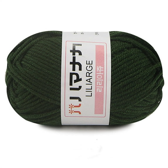FNGZ Crochet Yarn,Medium Weight Yarn,1Pc Chunky Colorful Hand Knitting Milk Cotton Knitting Crochet Blended Cotton,Cotton Yarn