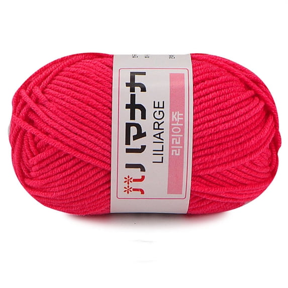 FNGZ Crochet Yarn,Medium Weight Yarn,1Pc Chunky Colorful Hand Knitting Milk Cotton Knitting Crochet Blended Cotton,Cotton Yarn